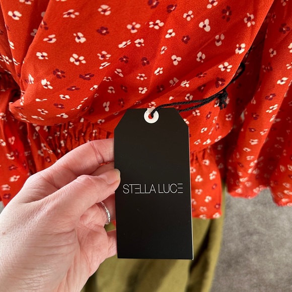 Cottagecore Floral Tie Front Blouse - Picture 3 of 8